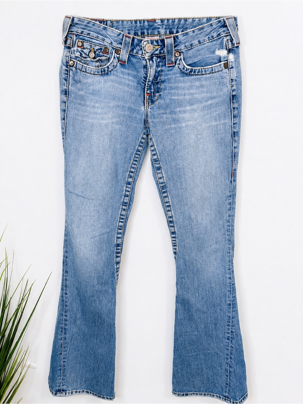 True Religion Light Blue Flare Jeans